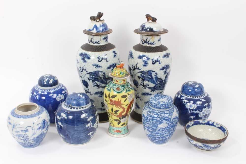 Group of 19th century Oriental ceramics