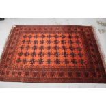 Large Bokhara design carpet