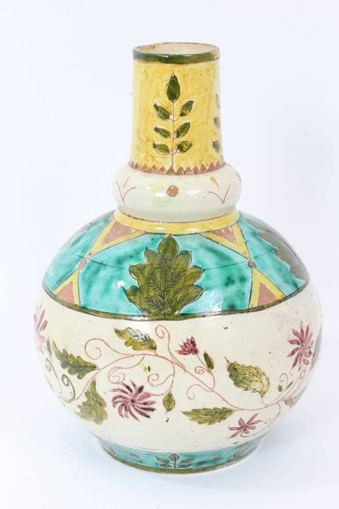 Near pair of Della Robbia vases - Image 7 of 13