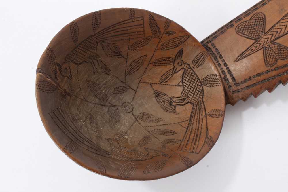 Pair of African carved wooden ladles - Image 19 of 25