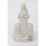 French? Porcelain figure of Saint Blandina of Lyon