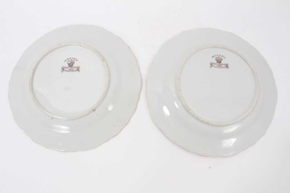 A good pair of Masons Ironstone plates - Image 4 of 6