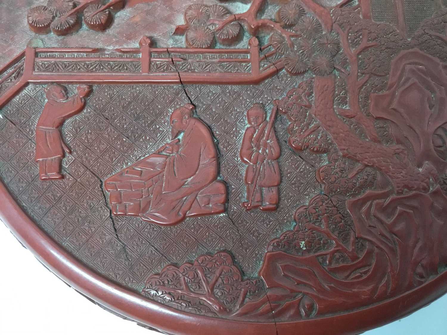 Chinese cinnabar lacquer box and cover - Bild 38 aus 38
