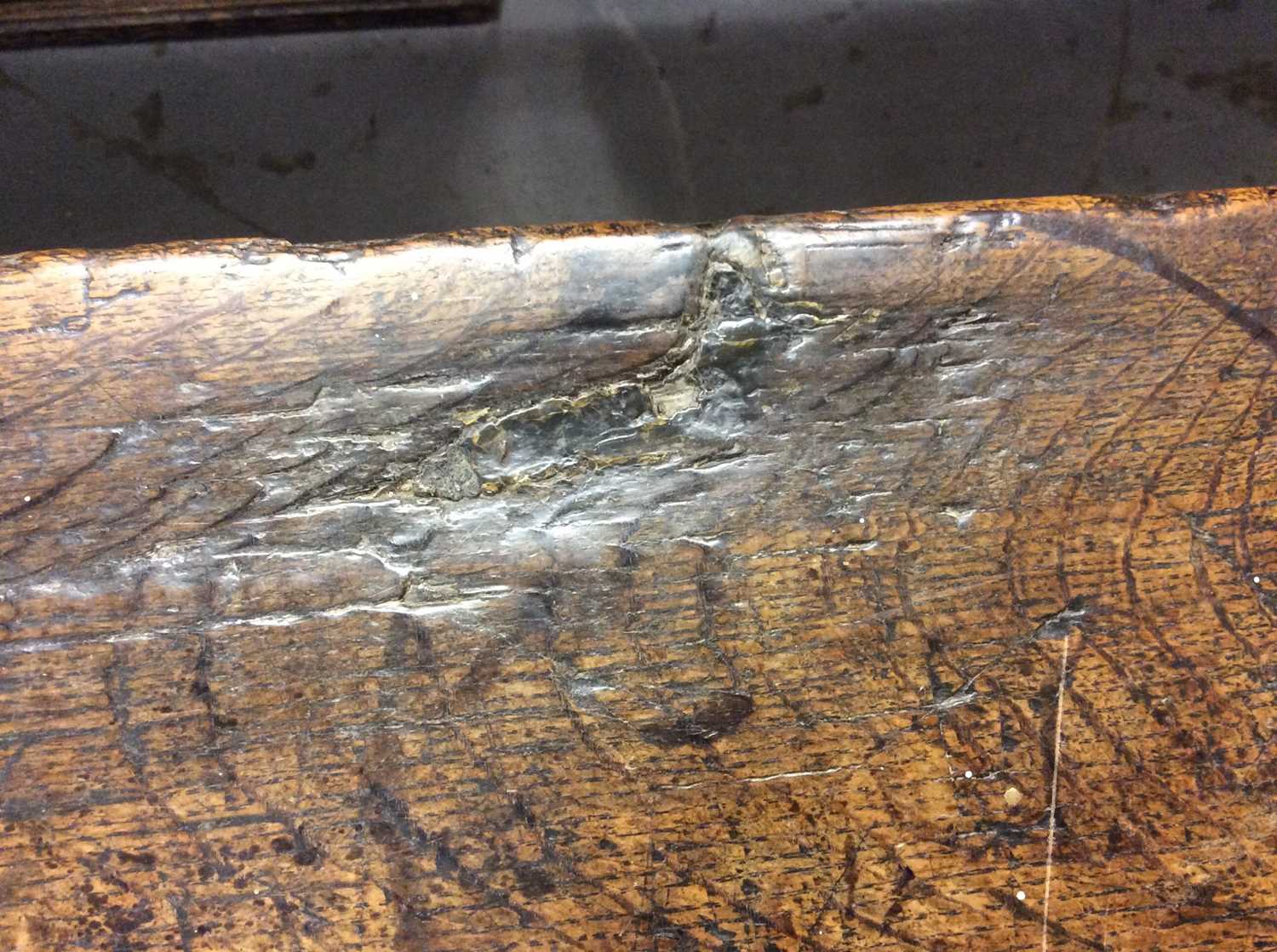 Late 17th / early 18th century oak refectory table - Image 5 of 11