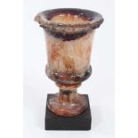 19th century Derbyshire blue John campagna urn