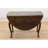 Mid 18th century mahogany drop-leaf table