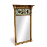 Good Regency gilt framed pier mirror