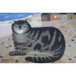 *Mary Fedden signed limited edition print 'Cat on a Cornish Beach', 1991, 403 / 500