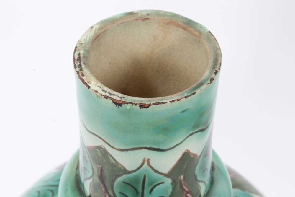 Near pair of Della Robbia vases - Image 5 of 13