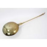 Charles II brass warning pan