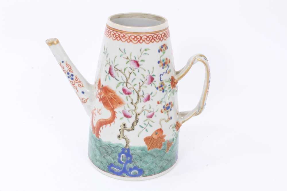 Antique 19th century Chinese porcelain coffee pot - Bild 3 aus 19