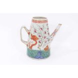 Antique 19th century Chinese porcelain coffee pot
