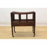 Regency mahogany canterbury