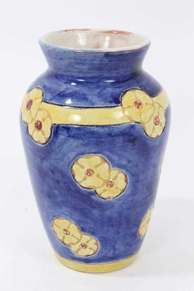 Della Robbia Arts and Crafts pottery vase
