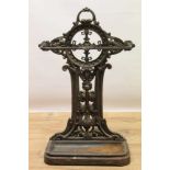 Victorian cast iron stick stand