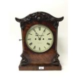 Victorian Mahogany cased bracket clock by Thomas Wright of London
