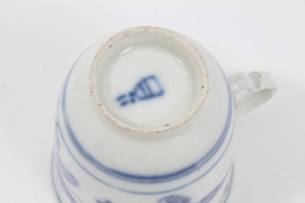 A Vienna tall coffee cup, circa 1755-60, and a similar saucer - Image 6 of 9