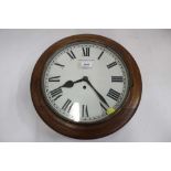 London County Council round wall clock