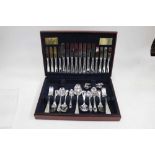 Viners plated 58 piece canteen of cutlery