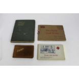 WW1 Nurse's autograph albums containing photographs, humorous sketches, verses, postcards etc. Plus