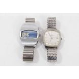 Eterna-Matic 2002 stainless steel wristwatch and Avia Automatic wristwatch