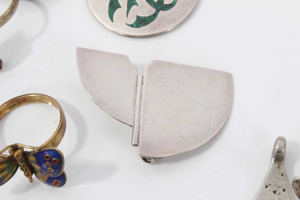 Group silver and white metal jewellery - Image 10 of 13