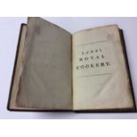 Lamb's Royal Cookery, Patrick Lamb, printed for Abel Roper, 1710, a fine example., mostly complete w