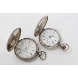 Two full hunter pocket watches