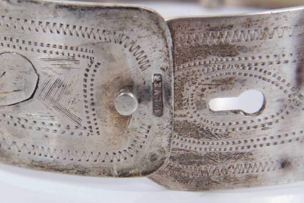 Six silver bangles - Image 10 of 14