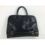 Texier black leather handbag with soft protective bag, Orange leather bag by Daniel Amoda, Snake ski