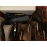 Collection of Vintage Kelly style handbags,