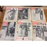 Two boxes Melody Maker, New Musical Express, Newspaper 1970-1974, 150 issues