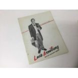 ‘The ambassador of Jazz - Louis Armstrong and his concert group’ souvenir brochure