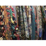 A large quantity of Gentlemen's tie including silk. Better makes noted include Salvatore Ferragamo,