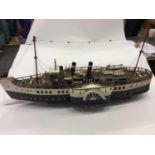 Scratch built model boat- Waverley