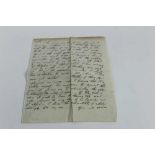 Facsimile of the Byron 'Vampire' letter