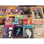 Collection of 1960s and 1970s music related newspapers and magazines