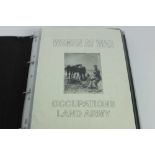 Women's Land Army WW 1 & 11. An album of postcards and photographs, The Lands Women, The Land Girl,