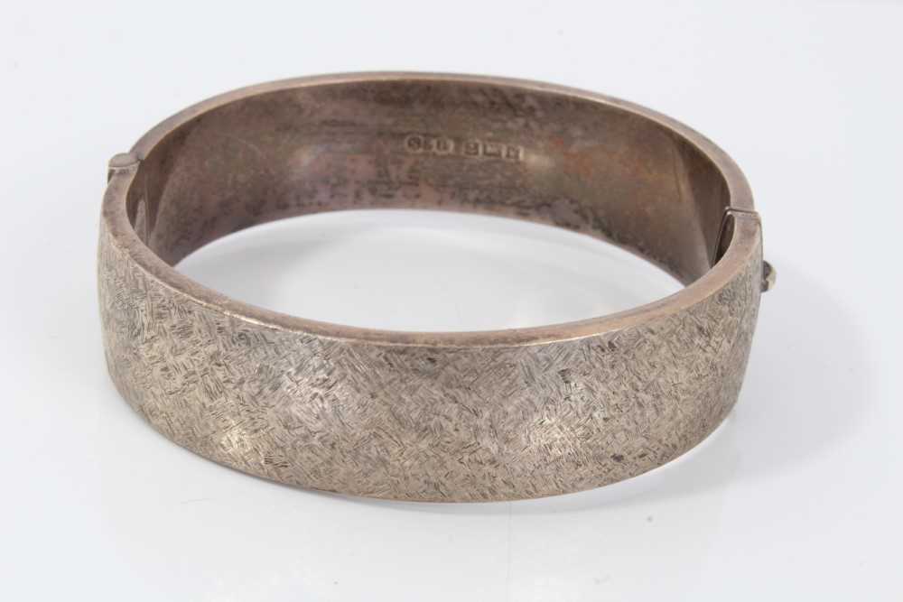 Six silver bangles - Image 4 of 14