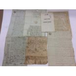 Quantity 18th / 19th century French documents