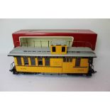 Railway LGB carriages 30800, 39073, 4175 all boxed.