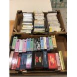 Two boxes of Jazz CDs including boxed sets of Jazz from America, Disques Vogue, Verve - The Sound of