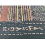 A selection of vintage ethic textiles , woven fabric from Dulolong, Alor Kelil, Pulan Piantar etc.