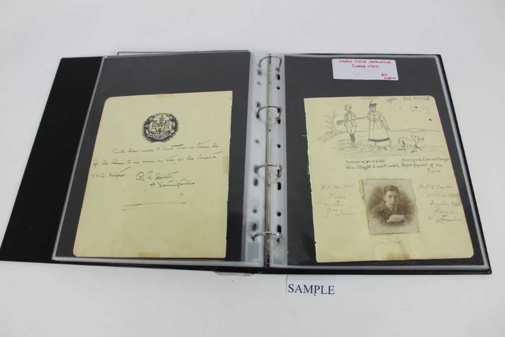 WW1 autograph album belonging to Nurse Turner, Knightsbridge and Charnwood Forest VAD hospitals. Ver - Image 7 of 16