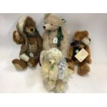 Hermann collectors bears including Millennium Bear with time capsule