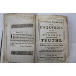 Thomas Browne - Pseudodoxia Epidemica, published London 1646, 1st edition early leaves have reinforc