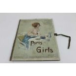 Paris Girls Folder containing sixteen printed drawings by Leo Foutan, Maurice Milliere, Suz. Meunier