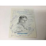 Ray Conniff, his singers and his dancers, signed programme