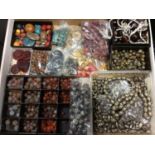 Large collection of loose beads