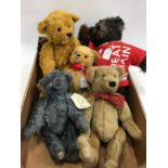 Deans Rag Book bears including GB Paralympics Bear, Gareth plus three other small Deans bears.